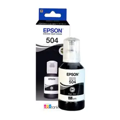 EPSON - Botella de tinta T504 Negro Original