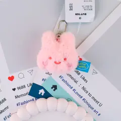 DISEÑO ORIGINAL - Llavero Strawberry Rabbit Head Butter Family