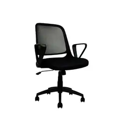 ZIYAZ - Silla De Oficina Camberra Negro Giratoria