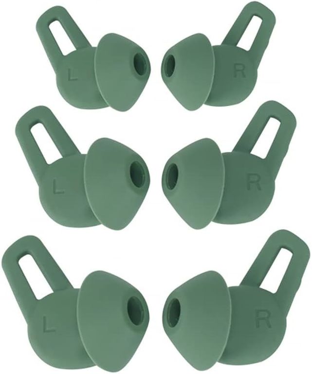 Almohadilla funda silicona ear para audifono Huawei Freelace pro verde