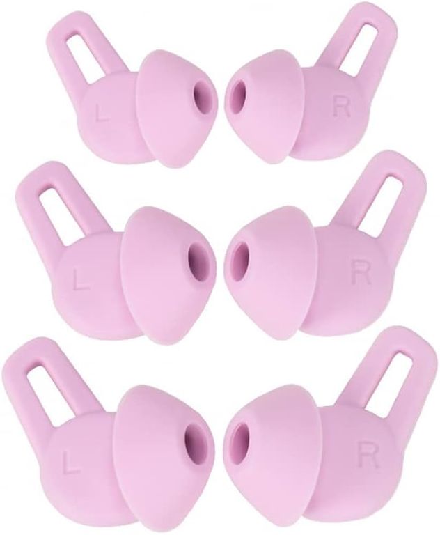 Almohadilla funda silicona ear para audifono Huawei Freelace pro rosa