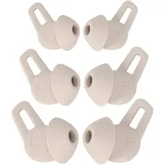 GENERICO - Almohadilla funda silicona ear para audifono Huawei Freelace pro crema