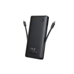 BASEUS - POWERBANK Airpow Lite 10000mAh 225w Dual-Cable Cosmic Black