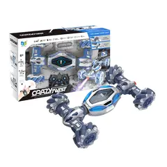 GENERICO - Carro Acrobatico Twist Azul a Control Remoto Musical con Luces