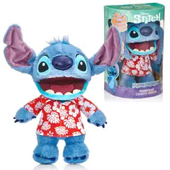 DISNEY - Peluche Chatty Hawaiian Stitch +50 Frases y Sonidos