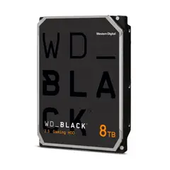 WESTERN DIGITAL - Disco Duro Wd Black 8Tb Sata 7200Rpm - Almacenamiento Rápido Y Confiable Para Gaming Y Cre