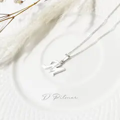 JOYERIA D'PILMER - CADENA DE PLATA CON DIJE LETRA M