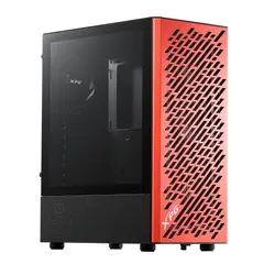 XPG - Caja Atx Valor Air Mera - Midi Tower Compacta Con Mesh Magnético Y 4 Ventiladores De 1