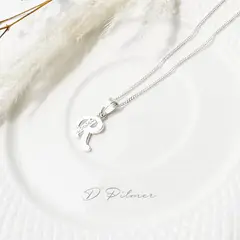 JOYERIA D'PILMER - CADENA CON DIJE INICIAL PLATA LETRA R