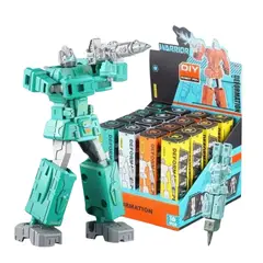 GENERICO - PACK DE 4 LAPICEROS ROBOTS VARIADOS PARA NIÑOS