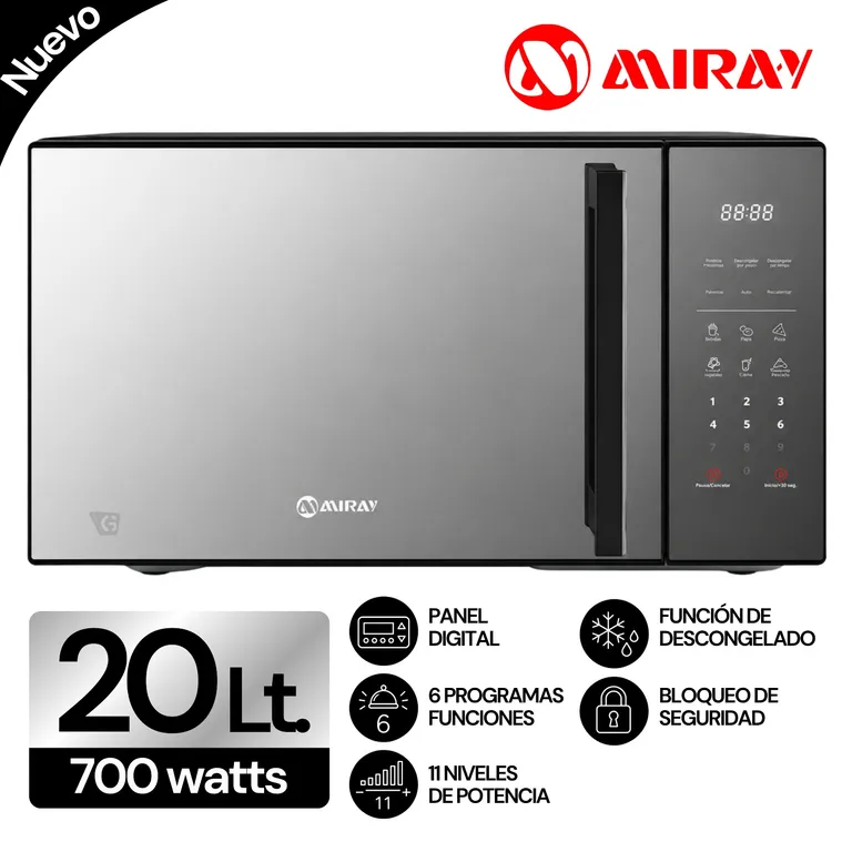 Horno Microondas HMM-205N 20 L