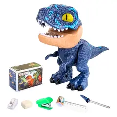 GENERICO - DINO 5 EN 1 PARA NIÑOS UTILES ESCOLARES MULTIFUNCIONAL