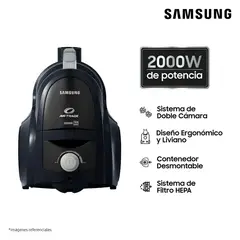 SAMSUNG - Aspiradora Ciclónica Con 2000 W Negra VCC4580V3K