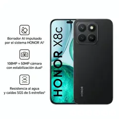 HONOR - X8C 8GB+256GB Midnight Black
