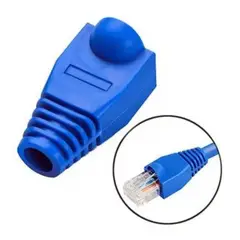 GENERICO - Capuchas Para Conectores Rj45 Cable De Red Bolsa x100 Unids
