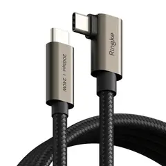 RINGKE - Cable Cargador Tipo C a C 2 Metros Carga Rápida 240W