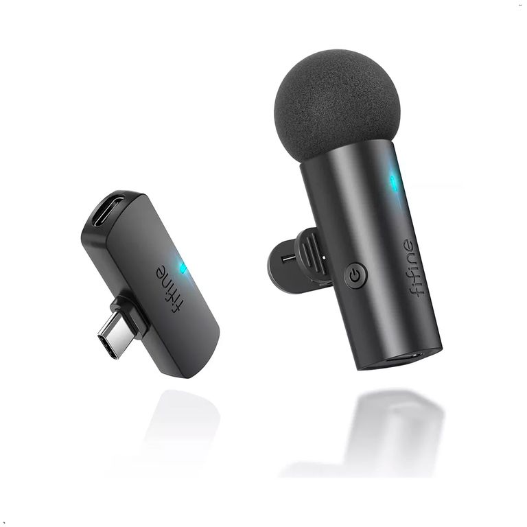 Micrófono Inalámbrico Tipo-c De 2.4 Ghz, M6 Negro