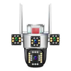 OEM - Camara Seguridad Vigilancia IP Wifi PTZ Triple Lente 360 Exterior Ultra HD 12MP