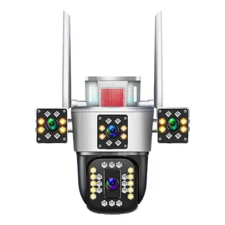OEM - Camara Seguridad Vigilancia IP Wifi PTZ Triple Lente 360 Exterior Ultra HD 12MP
