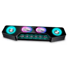 FIFINE - Parlante Bluetooth A16 con Sonido Estéreo y Luces RGB