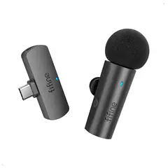 FIFINE - Micrófono Lavalier M6 Wireless Type C Omnidireccional