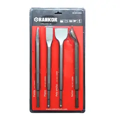 RANKOR - Set de cinceles SDS Plus x 4 piezas