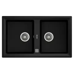 TEKA - LAVADERO STONE 90 B-TG 2B METALLIC BLACK