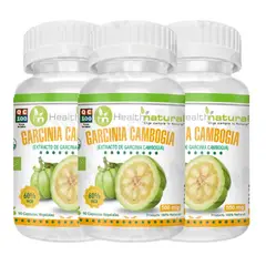HEALTHNATURAL - PACK 3 GARCINIA CAMBOGIA 1500MG