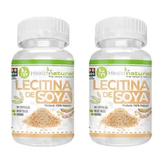 HEALTHNATURAL - PACK 2 LECITINA DE SOYA 1000MG