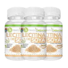 HEALTHNATURAL - PACK 3 LECITINA DE SOYA 1500MG