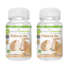 HEALTHNATURAL - PACK 2 MELENA DE LEÓN 1000MG