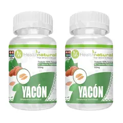 HEALTHNATURAL - PACK 2 YACÓN 1000MG