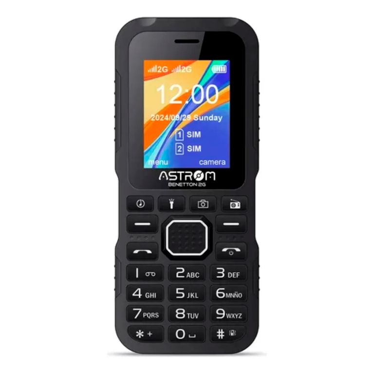 Celular Benetton 2G Con Linterna NEGRO