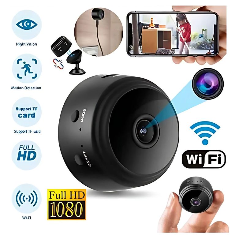 Cámara Mini Espia A9 Inalámbrica 1080 HD 30 fps