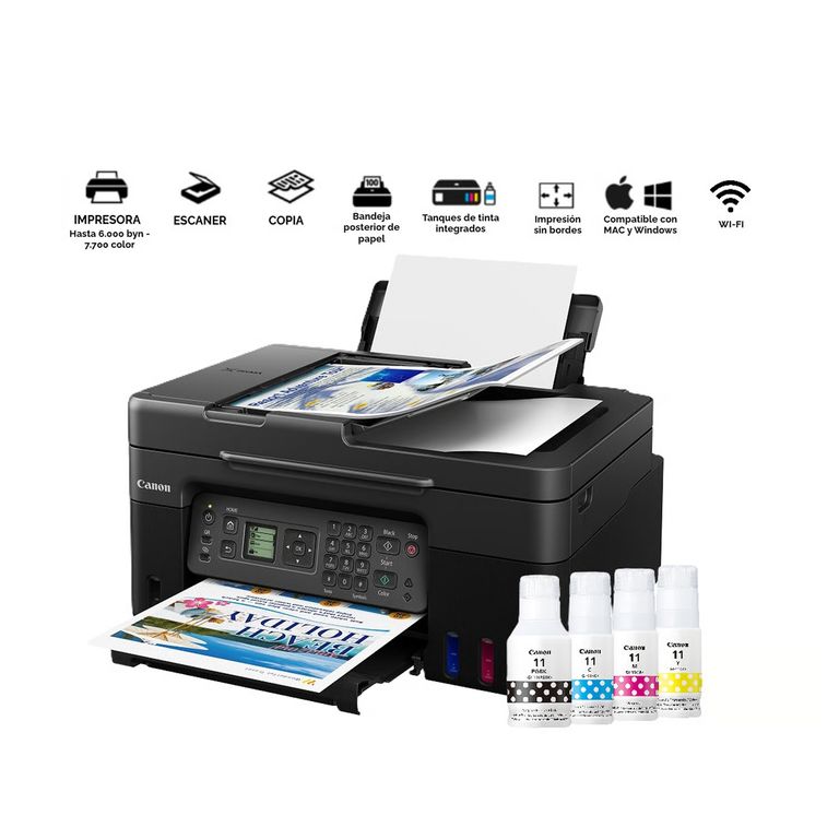 Impresora Multifuncional PIXMA G4170 Wifi ADF