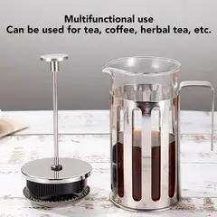 GENERICO - Cafetera prensa acero y vidrio 1 litro