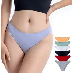 GIOIO - Tanga Sin Costuras De Mujer Sexy Bragas De 6 Piezas