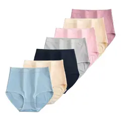 GIOIO - 7pcs Bragas De Algodón Ropa Interior De Mujer De Gran Tamaño