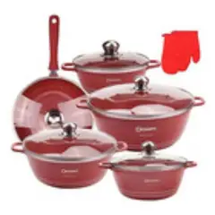 U BUY - 12pcs Set De Ollas Bateria Ollas Antiadherente