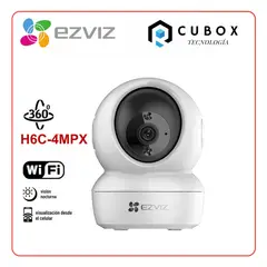 EZVIZ - CÁMARA SEGURIDAD H6C 4MP PRO WIFI GIRA 360 LLAMADA