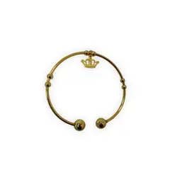 GENERICO - Pulsera Acero - Bsc Corona Girl - Dorado