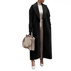 GIOIO - Abrigo Mujer Peluche Caliente Cuello Vuelto Entallada​