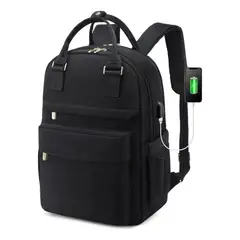 GIOIO - Mochila 30l Viaje Impermeable Notebook Adulto-negro