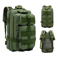 GIOIO - Mochila Deportiva 30l Overfit Trekking Táctica Edition Verde