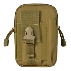 GIOIO - Porta Celular Marrón Bolso Cinturón Táctico Militar Mochila