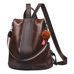 GIOIO - Mochila De Viaje Laptop Mujer PU Bolso Antirrobo