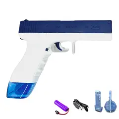 GENERICO - Juguete Glock Pistola de Agua Azul