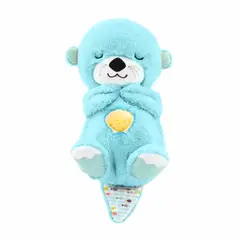 GENERICO - PELUCHE NUTRIA DORMILONA JUGUETE MUSICAL PARA BEBÉS