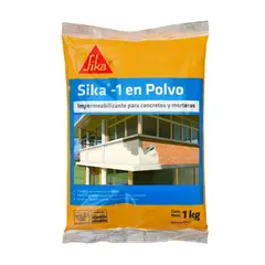 SIKA - Impermeabilizante para concreto y mortero Sika-1 en polvo x 1 Kg