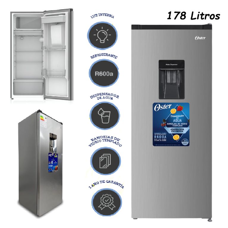 Nueva Refrigeradora FROST 178L OS-PDF178SSD